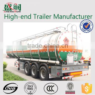 Low price 3 axles fuel tanker semi trailer /crude oil tanker semi trailer