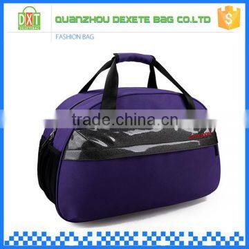 Cheap Custom Purple Printed Waterproof Nylon Travel Bag Logo photo-3