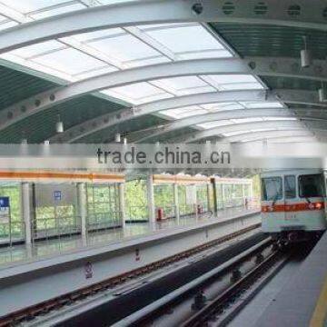 polycarbonate roofing sheet for railway station