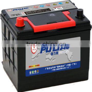 12V Best quality Starting Automotive battery 75D23L 12V 65AH