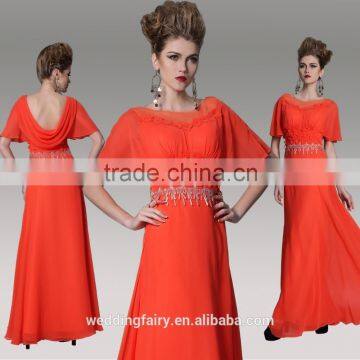 2015 New arrival hot selling red sleeves wedding dress for women wholesale