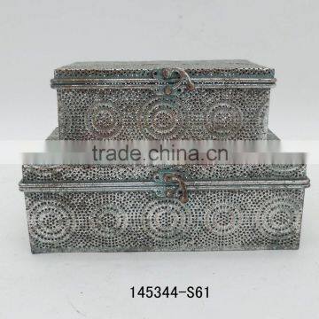 Wholesales Good Quality Antique Packing Small Metal Boxes