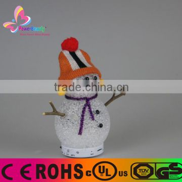 Bluetooth shower speaker/water resistant wireless and hands free bluetooth speaker phone with special snowman shape