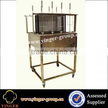 stainless steel industrial charcoal chicken rotisserie for bbq sale