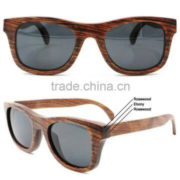 2016 new design good quality EU market ce wood sunglasses