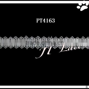 3.2cm 100% polyester lace trimming for gown(PT4163)