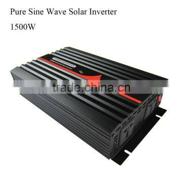 Highest efficiency intelligent pure sine wave off grid solar power inverter 1500w inverter generator