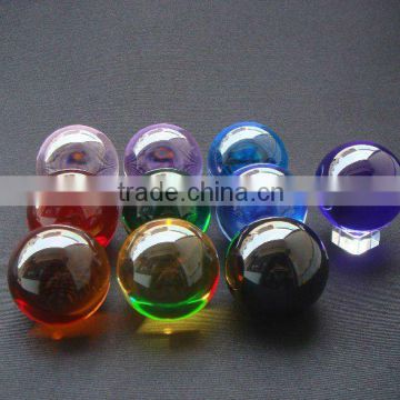 color crystal ball with laser paperweight for fishbowl /jar decoration(R-0681