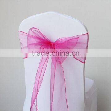 18cm*275cm Organza Sash,chair bow for wedding