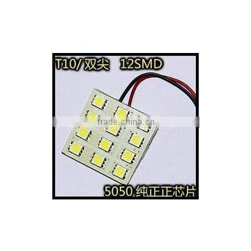 Amazing price! car 5050 12SMD LED Light Panel Festoon Dome Light