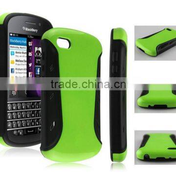 Mobile Phone Bumper TPU+PC Case for Blackberry Q10