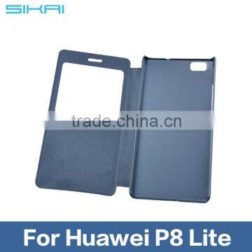 For Huawei P8 Lite Mobile Phone Accessory Anti Dust Smart Slim Water Proof Anti Drop Foldable PU leather Flip Case Flip Cover
