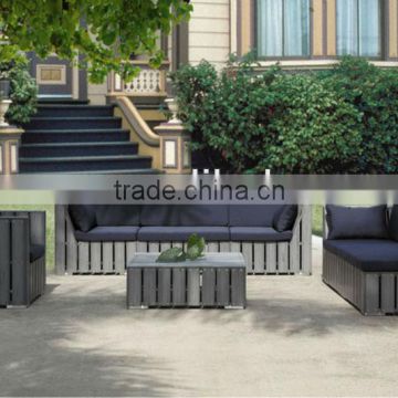 Durable poly non-wood furniture sofa set