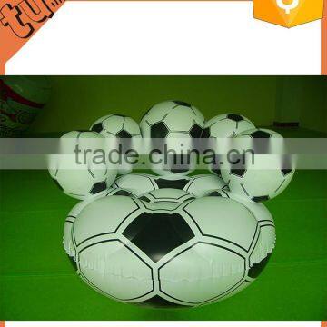best selling custom inflatable air cushion sofa , inflatable soccer ball chair for advertising