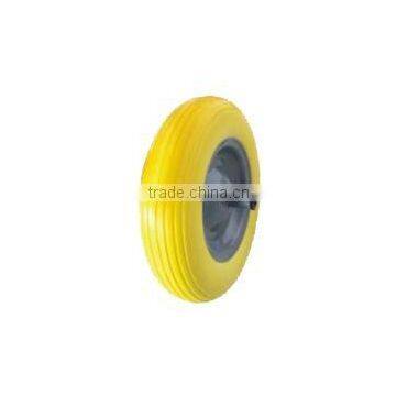 High Quality Wheelbarrow PU Rubber Wheel 3.50-4 photo-4
