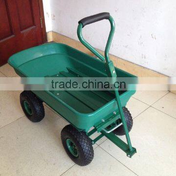 plastic garden trolley/heavy duty garden dump cart