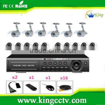 hd cctv dvr ir camera system made in china 16ch cctv camera system