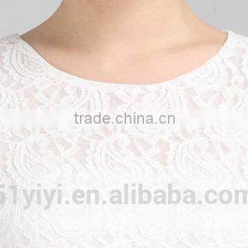 Women's Paisley Lace Tunic With Cap Sleeves photo-4