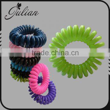 Fashion Telephone Fashion Candy Color Elastic Hair Bands Bracelet Ponytail Holder Winter Christmas Scrunchies For Girl FHHTA0020