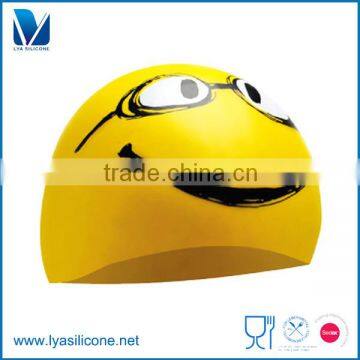 Hot Selling Custom Eco-friendly Silicone Waterproof Swimming Cap