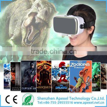 Apexel 3D Glasses Type and Virtual Reality VR headset 3D VR BOX 2.0