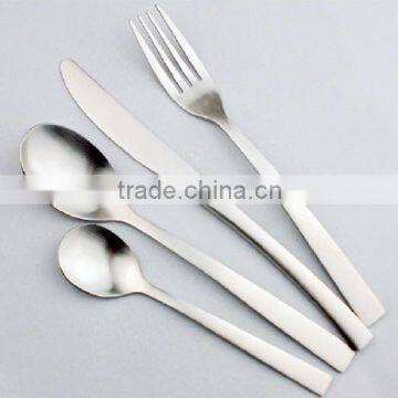 stainless steel cutlery steak fork and spoon 4pcs set stainless steel cutlery