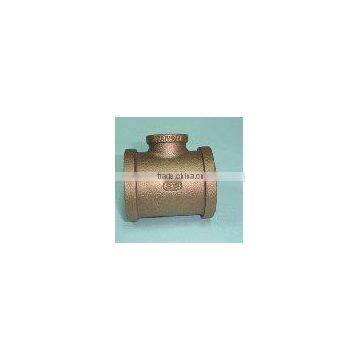 Taiwan made High Quality brass bronze pipe fitting Reduce Tee