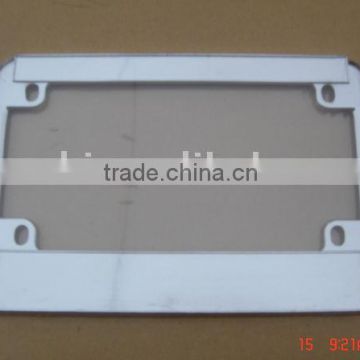 Motorbike license plate cover,