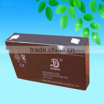 children toy battery/6v7ah/SLA battery/solar battery/emergency battery6v7ah