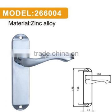 door handle on plate and european standard door handle