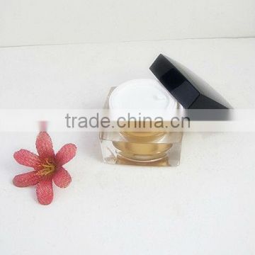 cosmetic acrylic cream jar with PMMA material