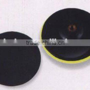 Rubber backing pad