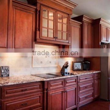 Hot Sale American Style Cherry Wood Kitchen Cabinets