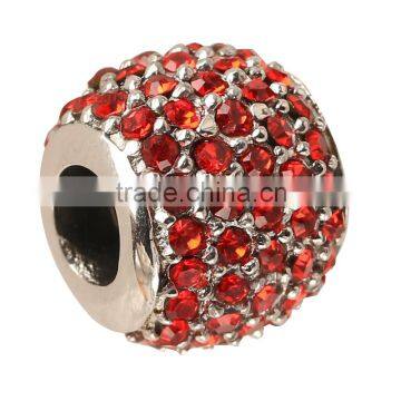 Stainless Steel Blue Crystal Beads for Wholesale