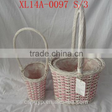 attractive wood chip basket