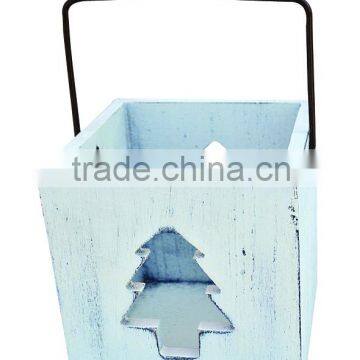 hot selling ISO9001& FSC&SA8000 outdoor tree hanging wooden candle holders