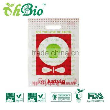 Customized Fashionable Heavy Duty Plastic Die Cut Shopping Bag