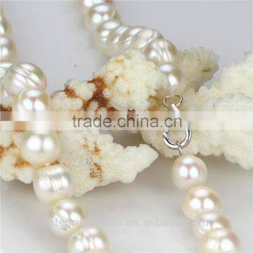 12-13mm Grade A Freshwater Near Round White Pearl Set