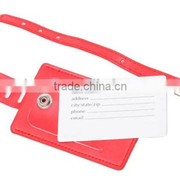 personalized genuine leather luggage tags