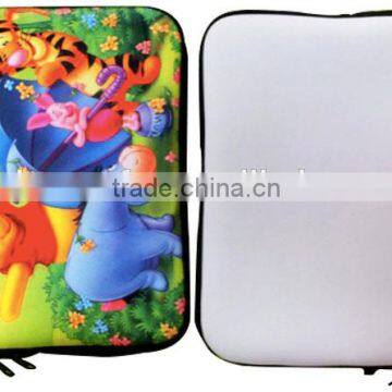 Top quality Sublimation neoprene laptop bag with Zipper,sublimation bag for iPad