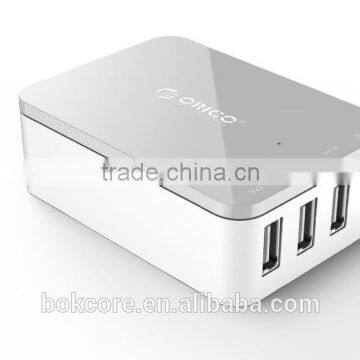 csa-4u extremely portable 40W multi port portable USB charger 5port USB wall charger