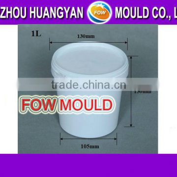 1L injection plastic pail mold/mould with beryllium copper