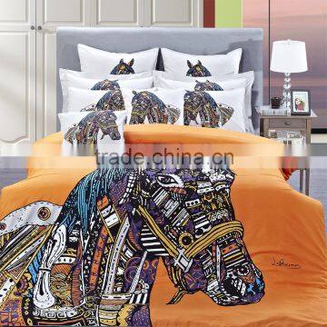 3 d new fashion design small endowment 100% cotton 4 PCS bedding wholesale activities