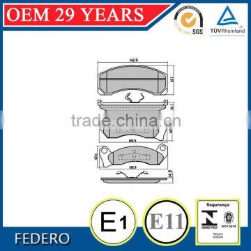 D200 F3AZ-2001-B retail high performance brake pad for ford