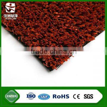 Red Color Artificial Grass Baseketball Flooring