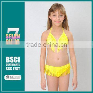 Lowest Price Beautiful Design Children Girl Bikini Bathing Swimsuit Beach Swim Wear