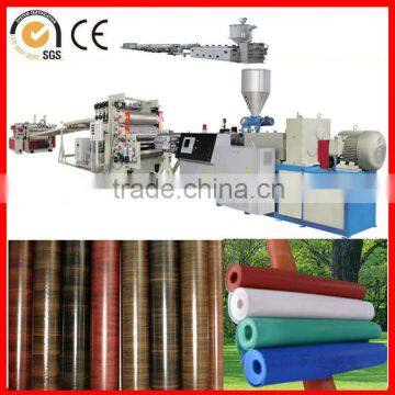 pvc flooring plastic process equipment