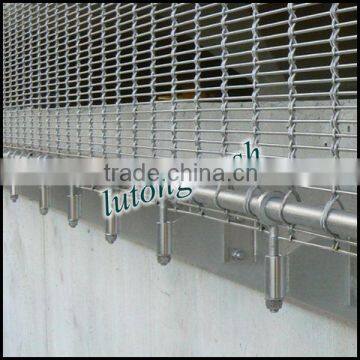 Anping Lutong mesh woven wire cloth for architectural facade cladding