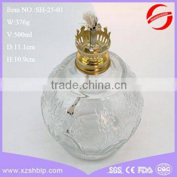 Kerosene Lamps Glass Bottle Kerosene Lamp Antique Glass Kerosene Lamps photo-6