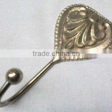 Cast Iron Hooks for clothes with Nickel Plated